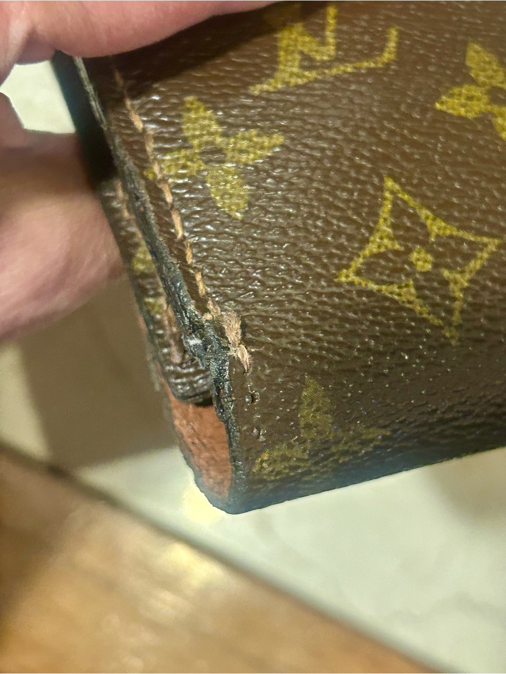 Louis Vuitton Monogram Porte-Documents Sénateur Vintage from 70/80’s. - Picture 14 of 16